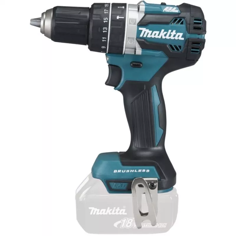MAKITA LÖÖKPUUR 18V LI-ION 54/30Nm HARJADETA ILMA AKUDE JA LAADIJATA. DHP484Z