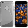mumbi TPU ümbris S-Design läbipaistev must Apple iPhone 6/6s jaoks (MUMBI_4498)