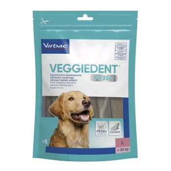 VIRBAC VEGGIEDENT FRESH hambaravimälukad koertele, suurus L