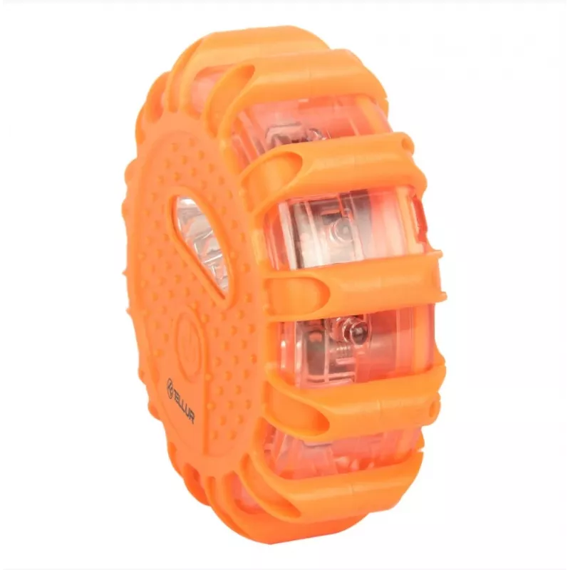 LED-hädasignaal ja taskulamp Tellur TLL441101 — 3×AAA, magnetiga, oranž