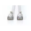 õhuke patch cord DIGITUS CAT6A F-FTP, 7 m, hall, RJ-45–RJ-45, 10 Gbit/s