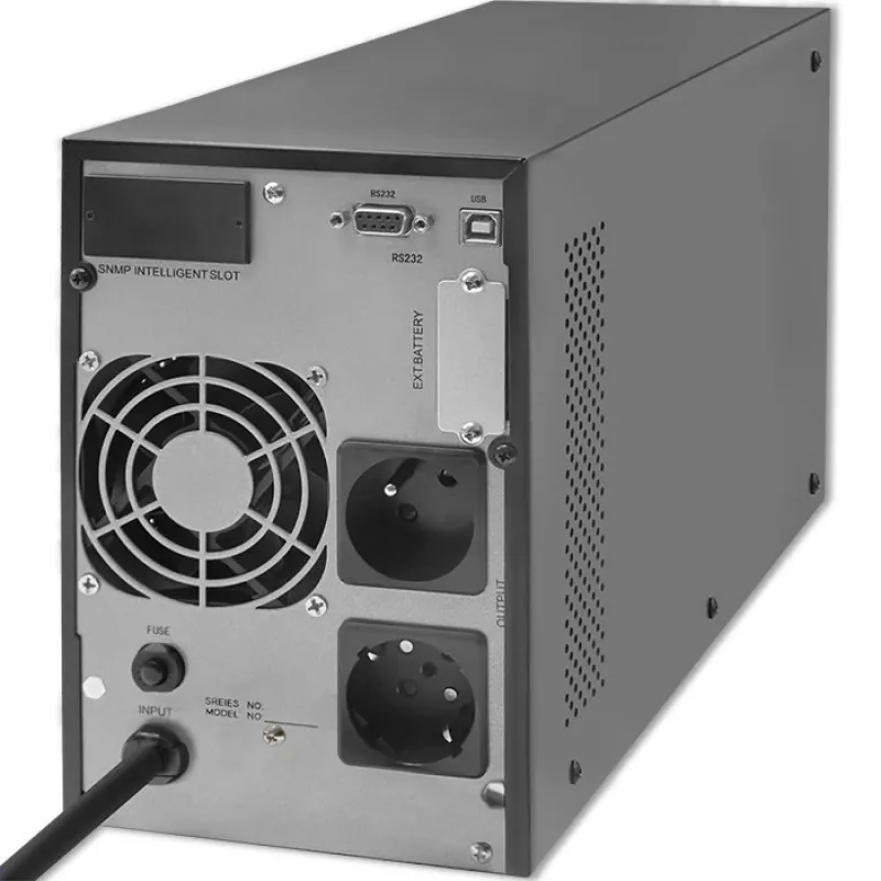 Katkematu toiteplokk QOLTEC 53981 On line 2kVA, 2000 VA võimsus