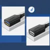 USB 3.0 pikenduskaabel adapter UGREEN 10368B — USB A-pesa USB A isasele, 1 m, must