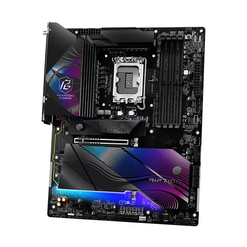Emaplaat ASRock Z890 Riptide WiFi — Intel Z890, LGA1851, ATX, DDR5, 4 DIMM, Wi‑Fi 7, 2.5Gb LAN, Thunderbolt 4