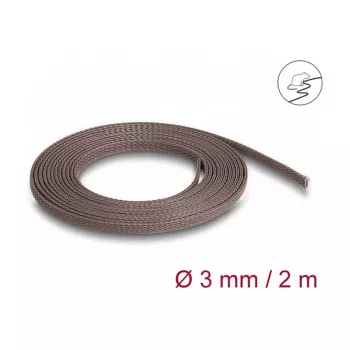 Kaablihülss DeLOCK 20896 pruun polüester 3mm