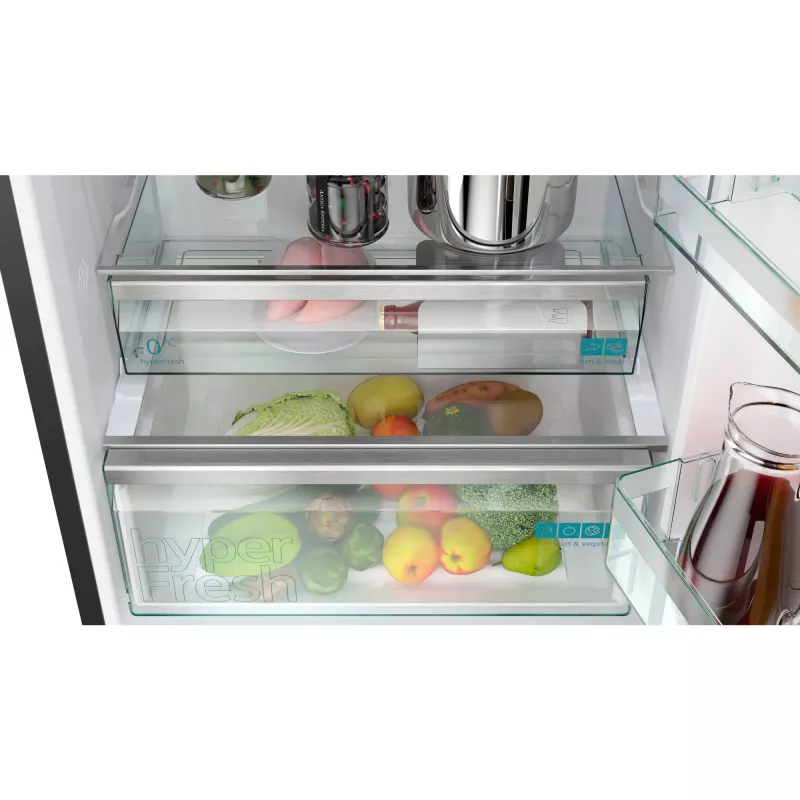 Siemens KG49NAXCF külmik-sügavkülmik Eraldiseisev 440 L Roostevaba teras