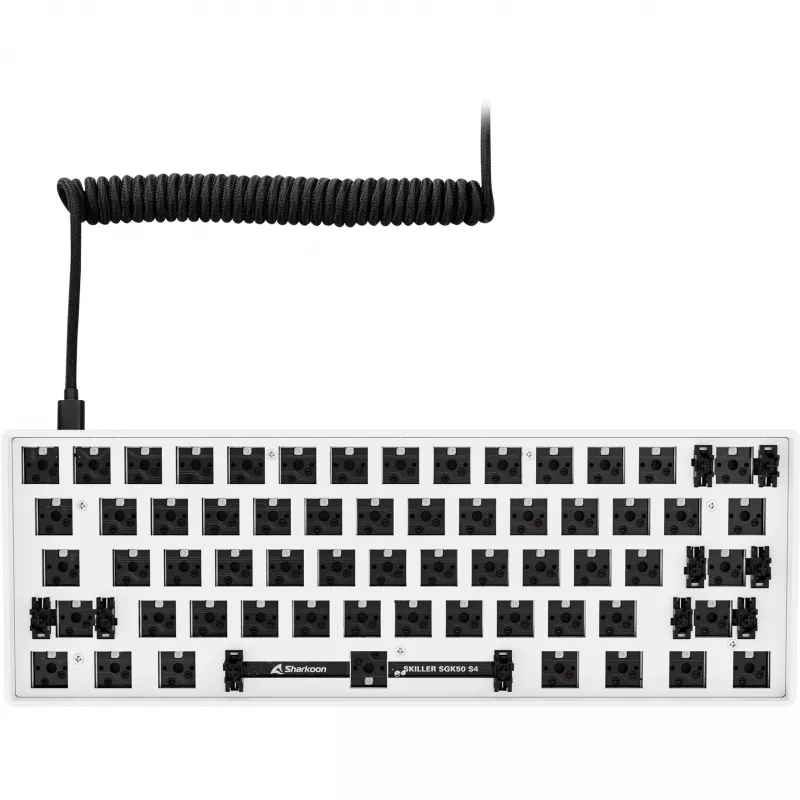 Sharkoon SKILLER SGK50 S4 klaviatuur mängimiseks USB valge