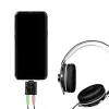 USB3.2 heliadapter USB-C/isas kuni 2x3,5mm/emas 7.1