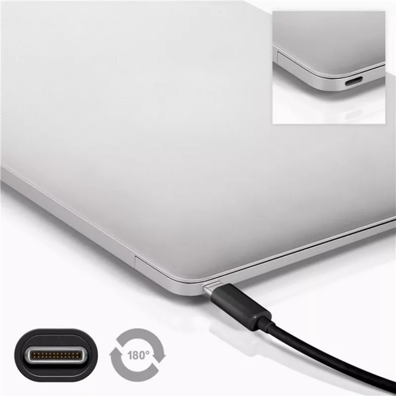 USB-kaabel Goobay 67989 0,5 m Mini-USB B USB-C-le Must