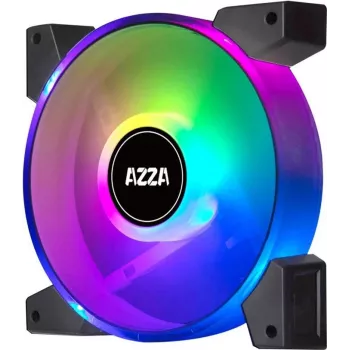 Jahutusventilaatorid AZZA Hurricane II ARGB 120mm 4 Pack — 120 mm ARGB korpuse ventilaatorid, 4 tk komplekt