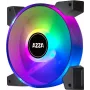 Jahutusventilaatorid AZZA Hurricane II ARGB 120mm 4 Pack — 120 mm ARGB korpuse ventilaatorid, 4 tk komplekt