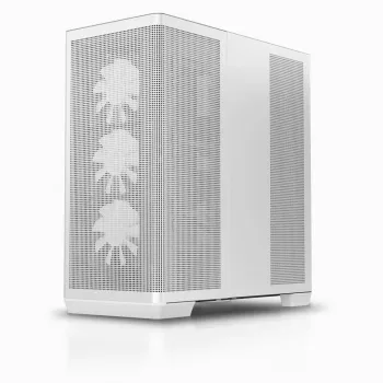 APNX PC Midi Tower C1-R-WT-v1 — valge, toetab ATX/Micro-ATX/Mini-ITX, 3x120 mm esiventilaatorid paigaldatud, 3x3,5 tolli + 3x2,5 tolli pesad, USB 3.2 Gen1 x2