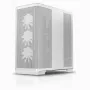 APNX PC Midi Tower C1-R-WT-v1 — valge, toetab ATX/Micro-ATX/Mini-ITX, 3x120 mm esiventilaatorid paigaldatud, 3x3,5 tolli + 3x2,5 tolli pesad, USB 3.2 Gen1 x2