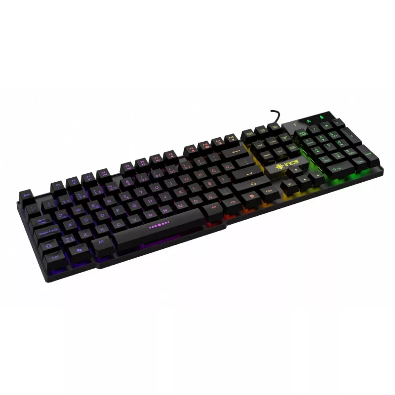 Incase mänguklaviatuur IKG-446 Regenbogen, RGB, saksa paigutusega jaemüük