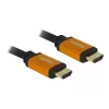 HDMI-kaabel DeLOCK 85729 2 m HDMI Type A Standard Must Kuldne
