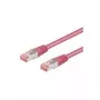 Võrgukaabel Goobay 93339 magenta 0,25 m Cat6