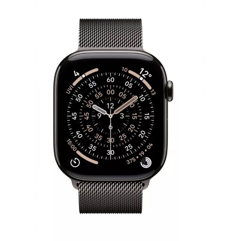 Apple Watch Series 11 GPS + Cellular 46mm Slate Titanium korpus Slate Milanese silmusega M/L