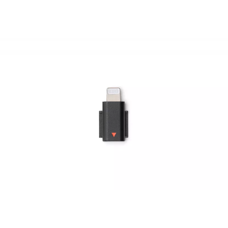 Audio adapter DJI Mic 3 Mobile Phone Adapter (Lightning) — Lightning-ühendus, must, Apple mobiilseadmetele