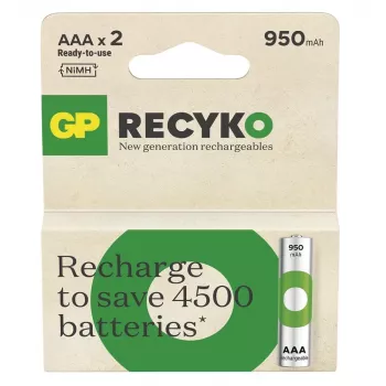 Patareid R03/AAA NI-MH 950mAh blister 2 tk.