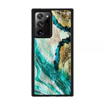 Kaitsev telefonikest iKins Samsung Galaxy Note 20 Ultra jaoks — akvamariinahhaadi disain