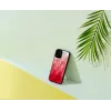 Kaitsev iKinsi ümbris Apple iPhone 12 Pro Max jaoks — roosa järv mustade aktsentidega