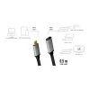 LogiLink USB-kaabel USB 3.2 Gen 2 CUA0105 0,5 m USB-C Must Hall