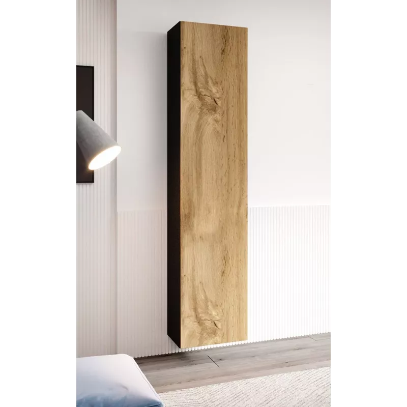 Cama elutoa mööblikomplekt VIGO 1 must/wotani tamm