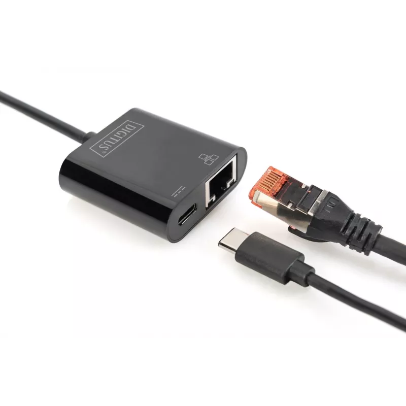 USB USB-C Gigabit Ethernet adapter Digitus DN-3027
