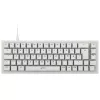 Mehaaniline TKL mänguklaviatuur XTRFY K5 RGB — tenkeyless, läbipaistev/valge