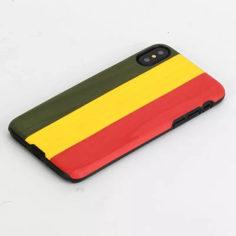 man and wood nutitelefoni ümbris iPhone X/XS jaoks — Reggae Must, kaitsev kõva tagakaas