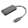 Lenovo 4X90M42956 videokaabli adapter VGA (D-Sub) USB USB-C Must