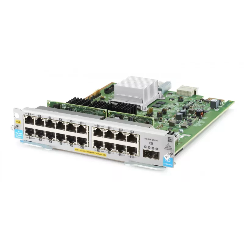 20-pordine PoE+ MACsec lülitusmoodul HPE J9992A