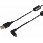 shiverpeaks BS13-10001 USB-kaabel 1 m 2.0 USB A Micro-USB B Must