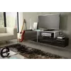 Cama TV-kapp SIGMA 3 180 must/must läikiv + biały