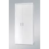 Garderoobikapp cama meble SAMBA valge/valge läige, 900×550×2030 mm, 1 riiul