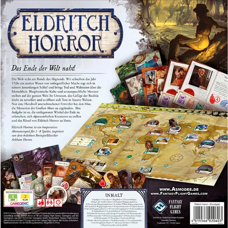 Eldritch Horror põhimäng peremäng