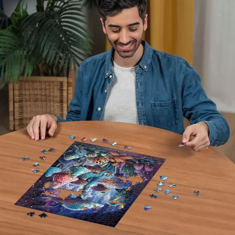 Pusle Ravensburger Seened kuuvalguses, pimedas helendav, 500 tükki