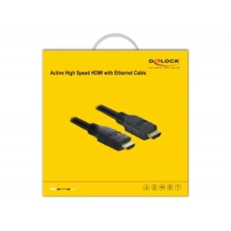 HDMI-kaabel DeLOCK 85286 20 m A-tüüpi isane-isasele must