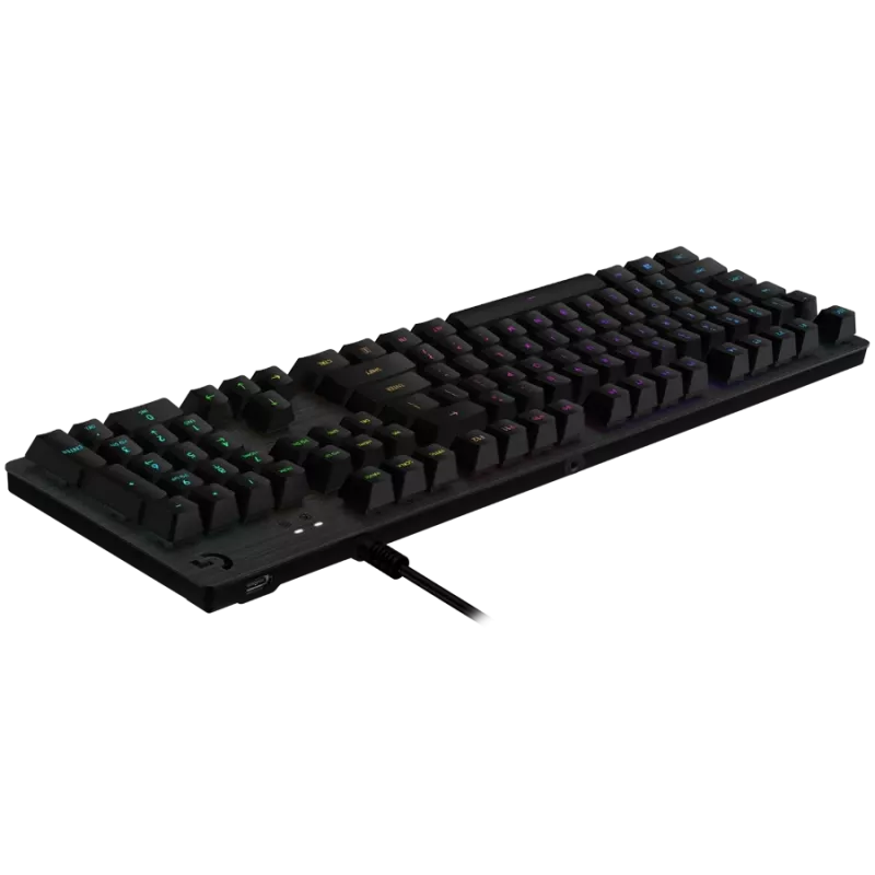 LOGITECH G513 Juhtmega LIGHTSYNC mehaaniline mänguklaviatuur - CARBON - US INT'L - USB - TACTILE