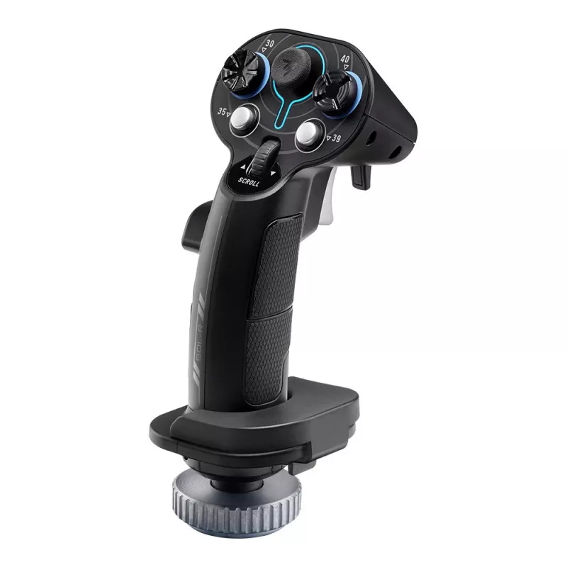Lennukangi lisakäepide Thrustmaster Sol-R 3 AVA, Must, USB USB-C, analoog/digitaalne, PC, 75×115×200 mm
