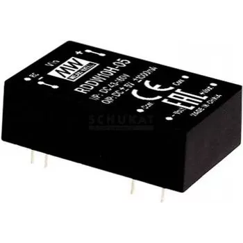 Toiteadapter/pingemuundur MEAN WELL RDDW10H-05, 10 W, sisend 43–160 V, väljund 5 V
