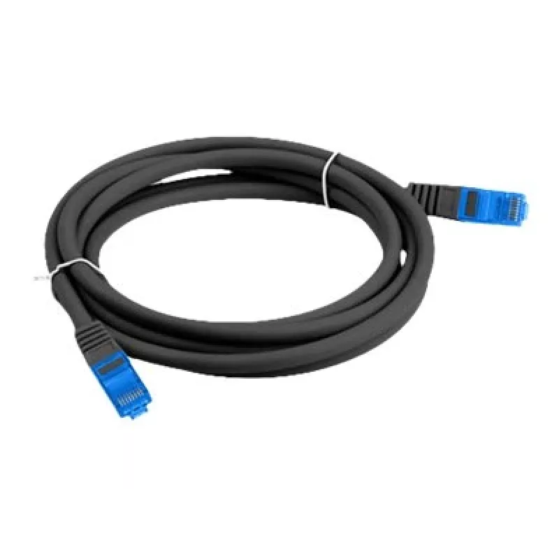 Võrgukaabel LANBERG PCF6A-10CC-0100-BK — Cat6a S/FTP, 1 m, RJ-45, must
