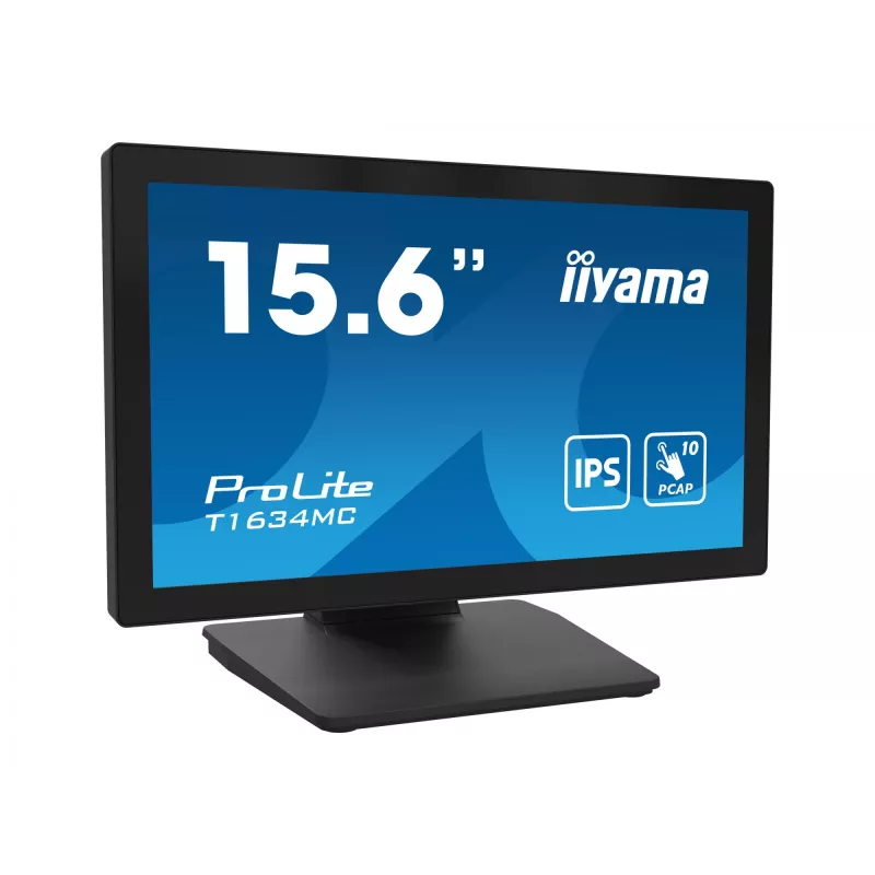 iiyama ProLite T1634MC-B1S arvutimonitor 39,6 cm (15,6 tolli) 1920 x 1080 pikslit Full HD LED puuteekraaniga must