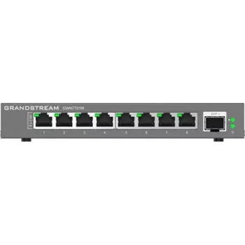 Grandstream Networks GWN7701M võrgulüliti, haldamata, 2.5G Ethernet (100/1000/2500), must