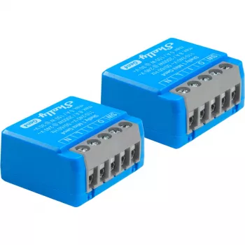 Nutireleemoodul Shelly 1 Mini Gen4, 1P 8A, Wi‑Fi/Matter/Zigbee/Bluetooth, 110–240V, kompaktne (2 tk)