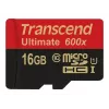 Transcend microSDHC MLC 16GB Class 10 UHS-I 600x + SD-adapter