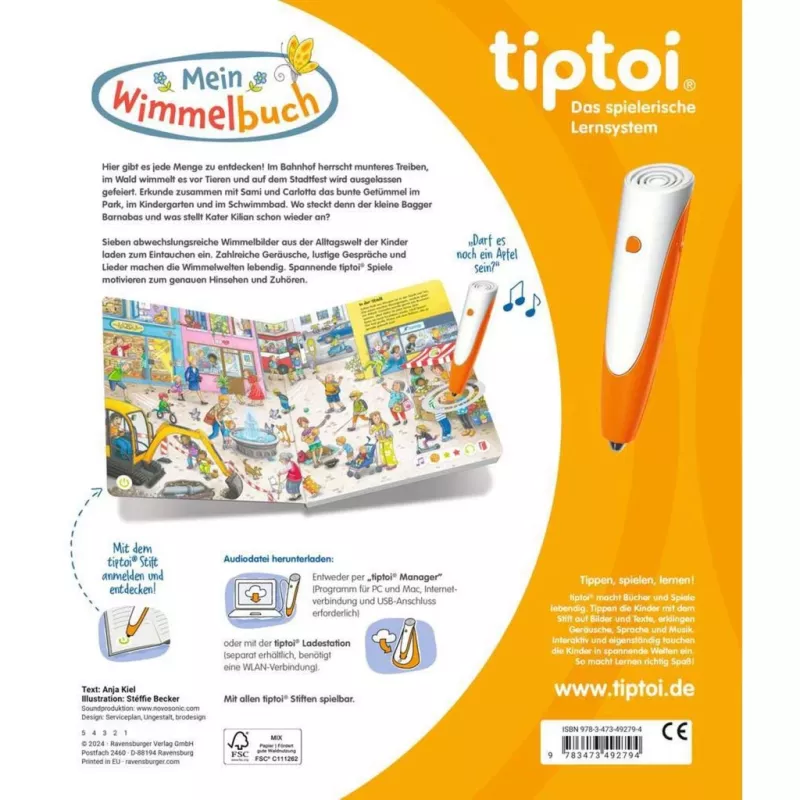 tiptoi Mein Wimmelbuch, Õpperaamat