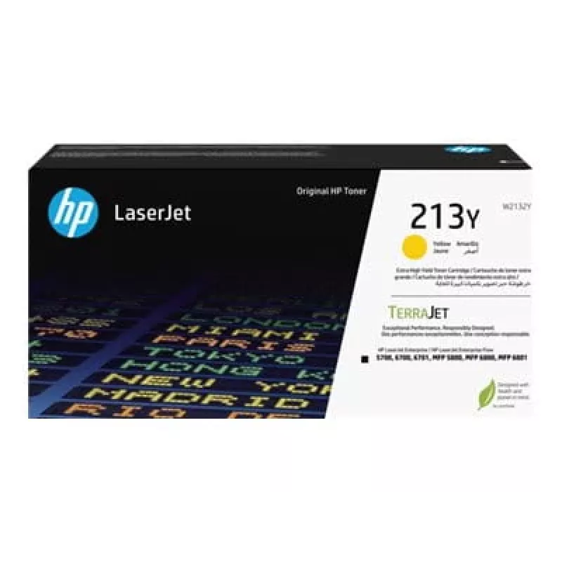 HP 213Y Extra High Yield kollane Originaal LaserJet toonerkassett