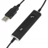 Monapea USB-peakomplekt Plusonic 10.1P — ühe kõrvaga USB-peakomplekt, ühildub Teamsi ja Skype'iga