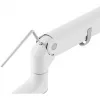 Monitor mount DIGITUS Single, clamp, 57 inch max, 27 kg capacity, VESA 75x75–100x100, Valge